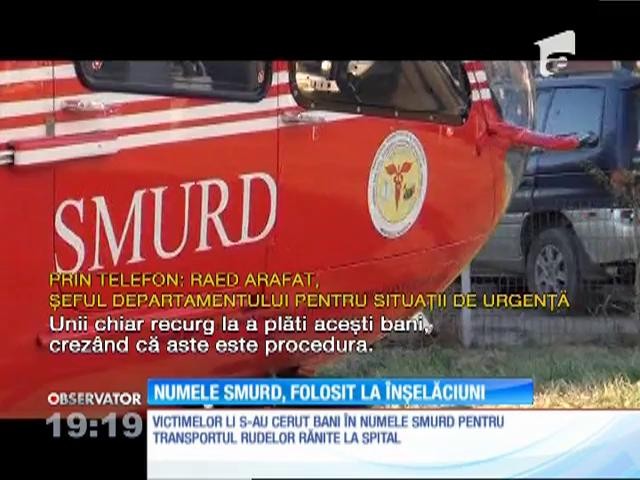 O nouă metodă de &icirc;nşelăciune prin telefon: bani ceruţi pentru intervenţia elicopterului SMURD