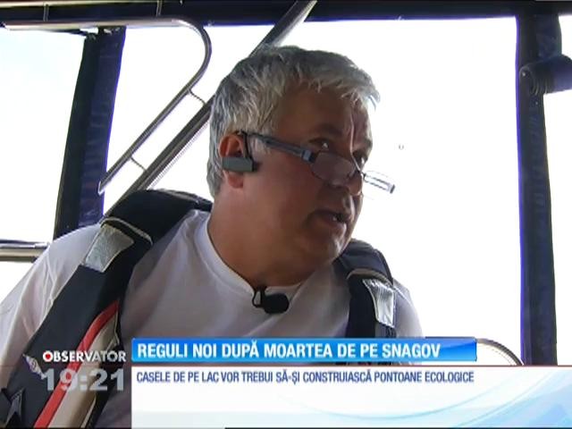 Se schimbă regulile pe Lacul Snagov