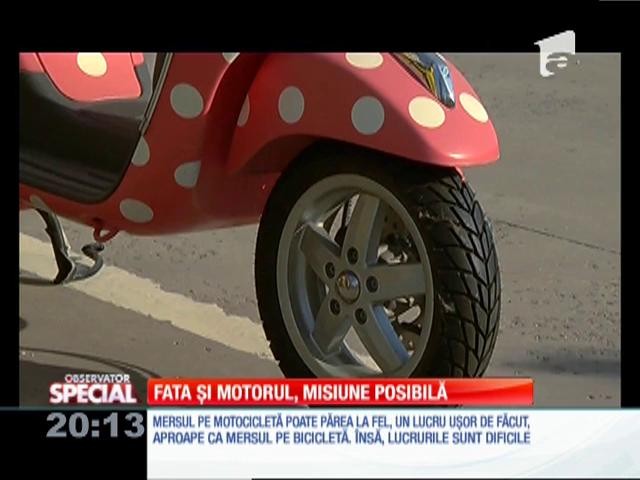 SPECIAL! Fata şi motorul, o misiune posibilă
