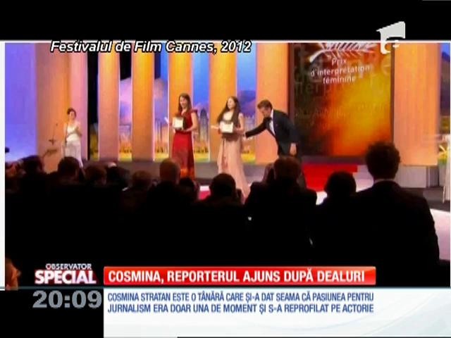 SPECIAL! Cosmina Stratan, fostul reporter de la Observator care a c&acirc;ştigat un premiu la Festivalul de al Cannes