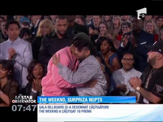 The weekend, surpriza de la gala muzicală Billboard Music Awards