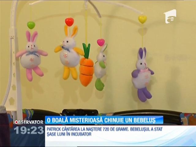 O boală misterioasă chinuie un bebeluş