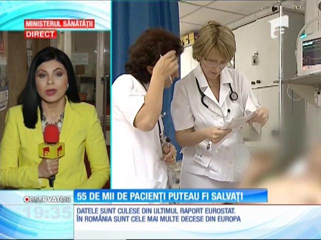 Raport Eurostat: Jumătate dintre rom&acirc;nii care au murit &icirc;n spitale puteau fi salvaţi!