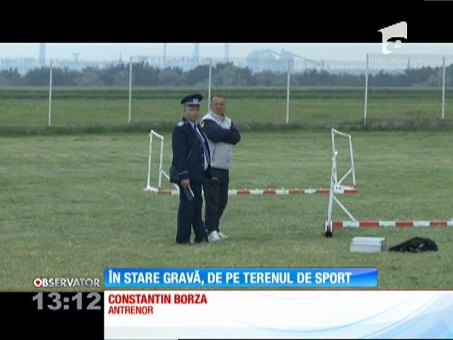 Un copil de 10 ani, &icirc;n stare gravă la spital după ce o poartă de fotbal s-a prăbușit peste el