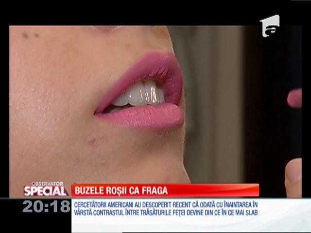 SPECIAL! Culoarea buzelor este asociată cu v&acirc;rsta