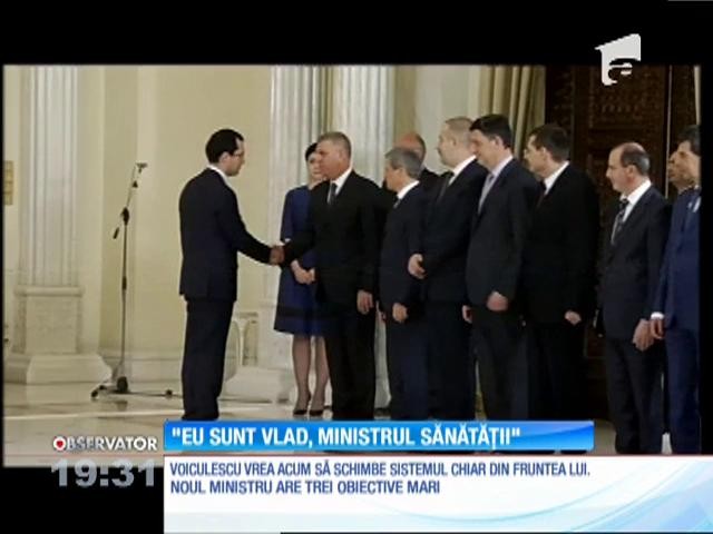 Noul şef al Sănătăţii şi-a prezentat echipa şi programul