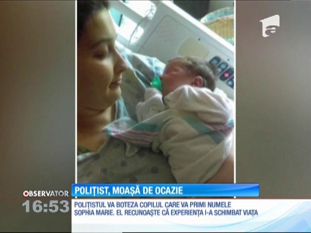 Un poliţist din New Jersey a devenit moaşa unui bebeluş