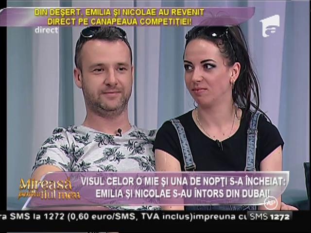 Emilia şi Nicolae s-au &icirc;ntors din Dubai!