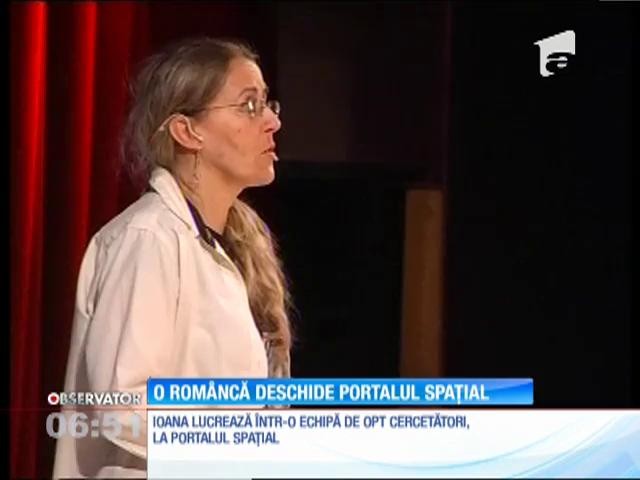O rom&acirc;ncă deschide portalul spațial NASA