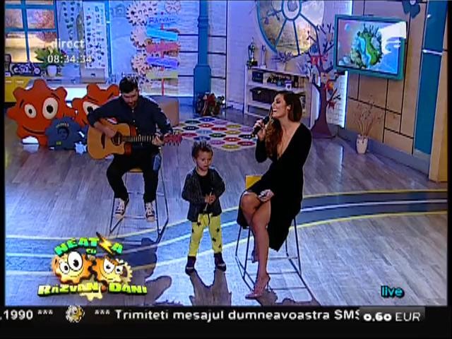 Claudia Pavel, o mămică de nota 10+! Băiețelul ei adorabil, recital pe scena de la Neatza!