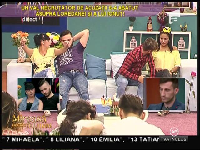 Loredana: "Ionuţ, degeaba discut cu tine pentru că a doua zi faci aceeaşi greşeală!"