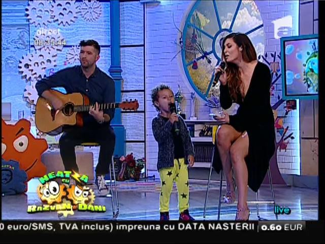 Claudia Pavel, interpretare emoționantă pe scena Neatza. Fiul ei, Noah, a c&acirc;ntat cu mama lui pe scenă