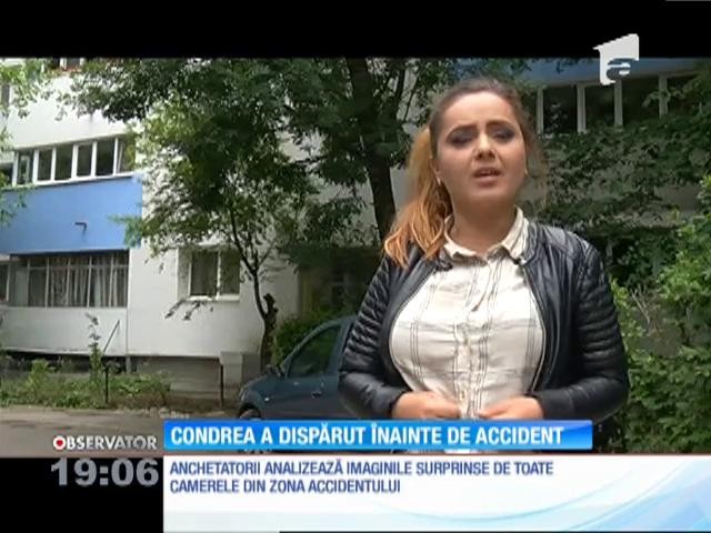 Dan Condrea a dispărut &icirc;nainte de accident