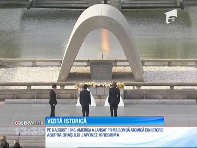 Barack Obama, primul lider american care vizitează Hiroshima, la 71 de ani de la atac