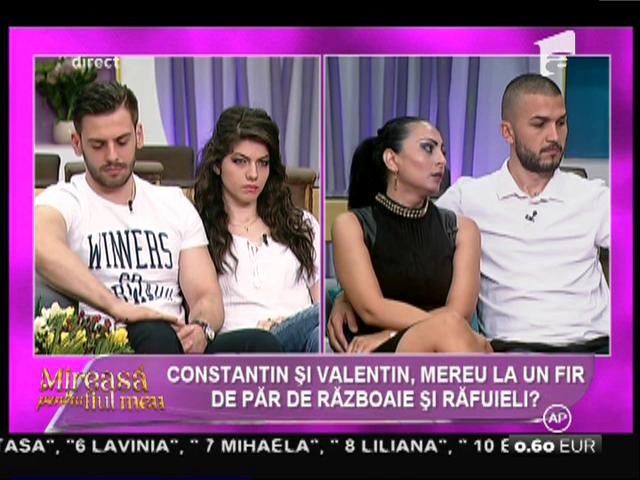 Constantin: &rdquo;Valentin vrea să instaureze un nou regulament!&rdquo;