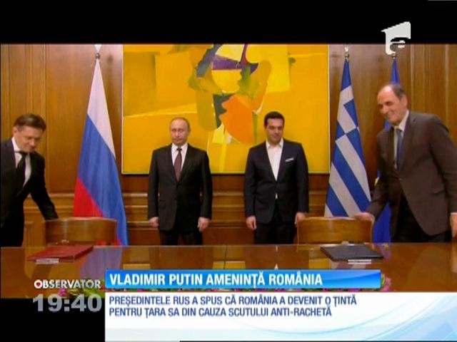 Vladimir Putin amenință Rom&acirc;nia