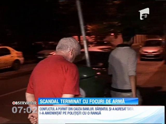 Un scandal &icirc;ntre un tată şi fiul său s-a terminat cu focuri de armă, &icirc;n cartierul Ferentari din Capitală