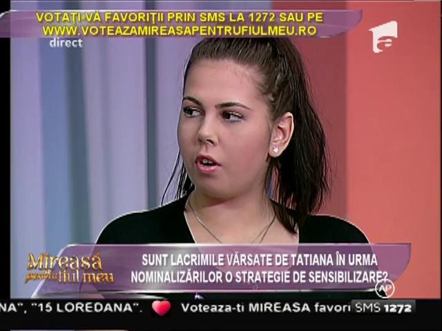 Tatiana a vărsat lacrimi amare &icirc;n urma numărului mare de nominalizări primite!