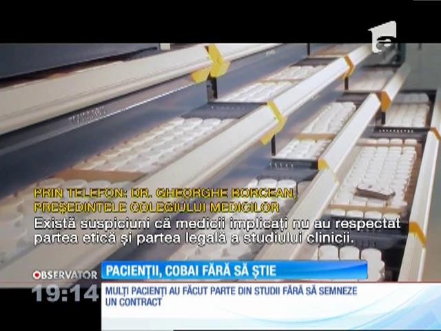 &Icirc;n ţara noastră, pacienţii sunt cobai &icirc;n spitale! Procurorii au făcut percheziţii &icirc;n cabinetele medicilor din 16 judeţe plus Bucureşti