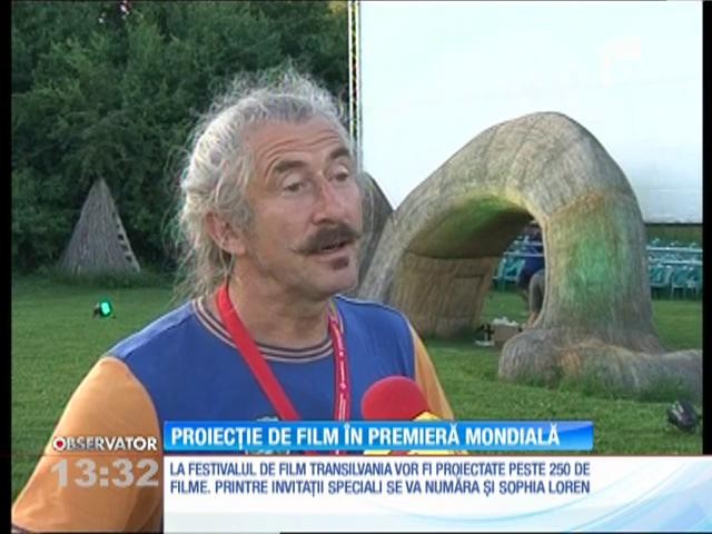 Proiecţie de film, &icirc;n premieră mondială, &icirc;ntr-un parc artistic