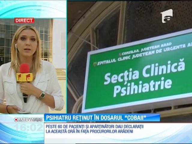 Şefa Secţiei de Psihiatrie a Spitalului Judeţean de Urgenţă Arad, arestată preventiv