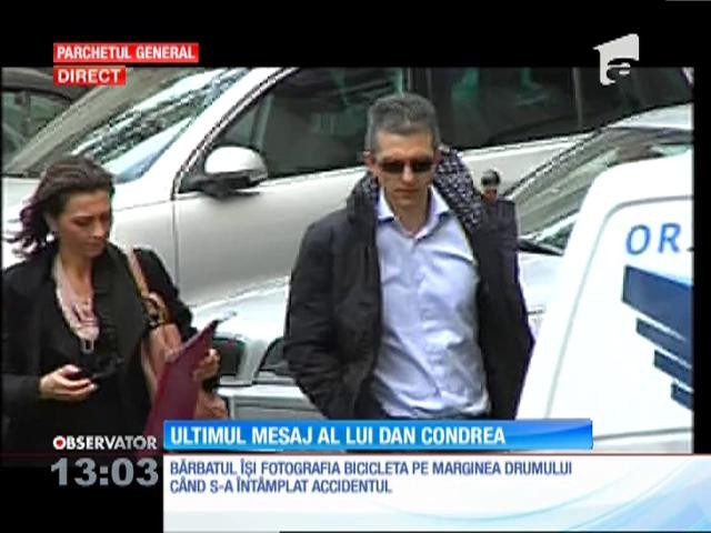 Ultimul mesaj al lui Dan Condrea
