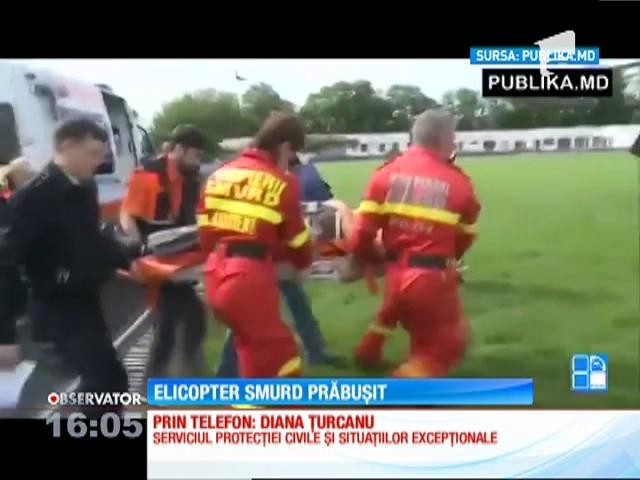 Un elicopter SMURD Iași s-a prăbuşit &icirc;n Republica Moldova: Patru persoane au decedat
