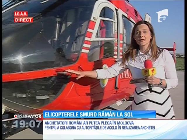 Elicopterele SMURD răm&acirc;n la sol