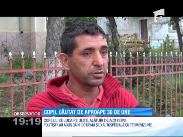 Mobilizare de forţe &icirc;n Iaşi. Un copil de 5 ani este căutat de zeci de poliţişti şi jandarmi