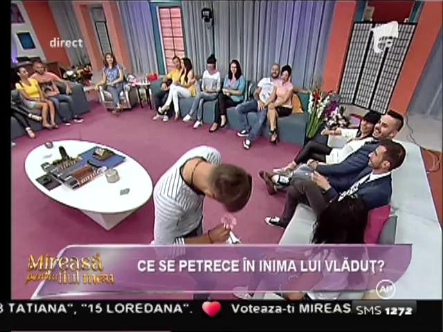 Vlăduţ, declaraţie de iubire în genunchi pentru Liliana! Bat alte clopote de nuntă în Casa Mireselor?