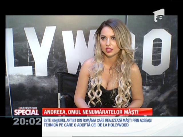 Special! Andreea Rădulescu, omul nenumăratelor măști