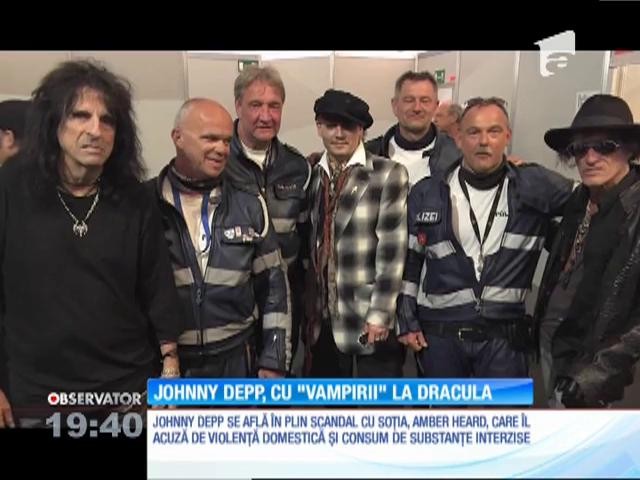 Johnny Depp a ajuns &icirc;n Rom&acirc;nia