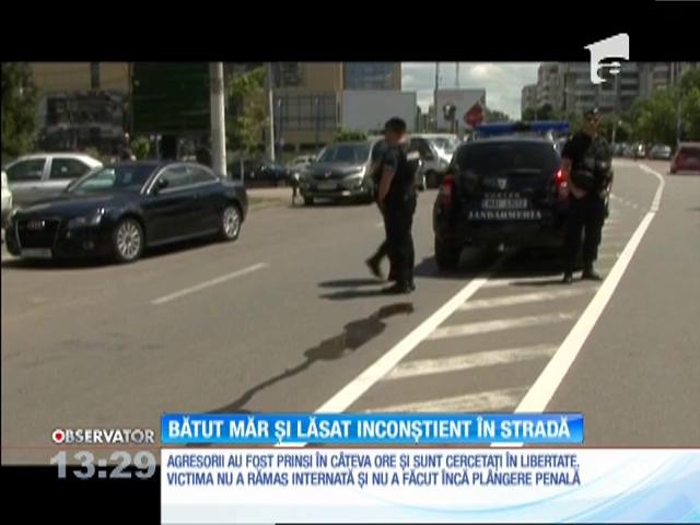 Un bărbat dintr-o comună din Dolj, bătut fără milă &icirc;n mijlocul străzii de patru indivizi