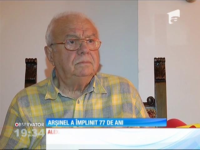 Actorul Alexandru Arşinel a &icirc;mplinit 77 de ani!