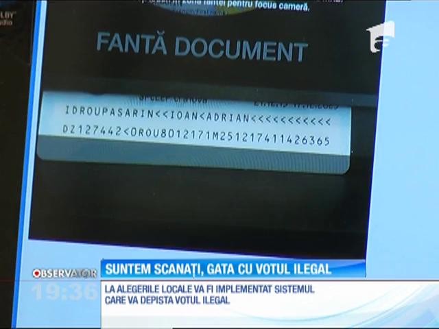 Noul sistem care &icirc;i depistează pe cei care vor să voteze de două ori va fi folosit la alegerile locale