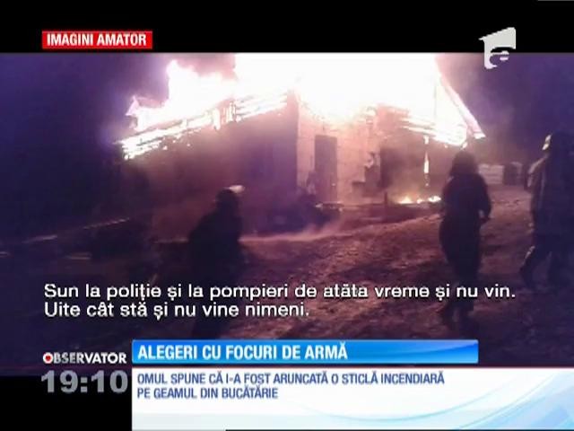 Campanie cu focuri de armă şi case incendiate, &icirc;n Bistriţa Năsăud