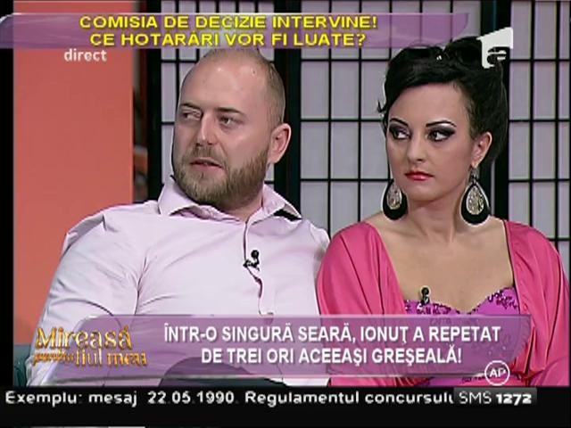 Ionuţ a călcat pe bec fără milă şi fără număr!