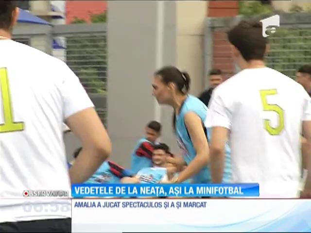 Vedetele de la Neatza cu Răzvan şi Dani şi-au depăşit limitele &icirc;n terenul de minifotbal