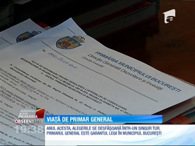 Cum e viaţa de primar general &icirc;n Bucureşti