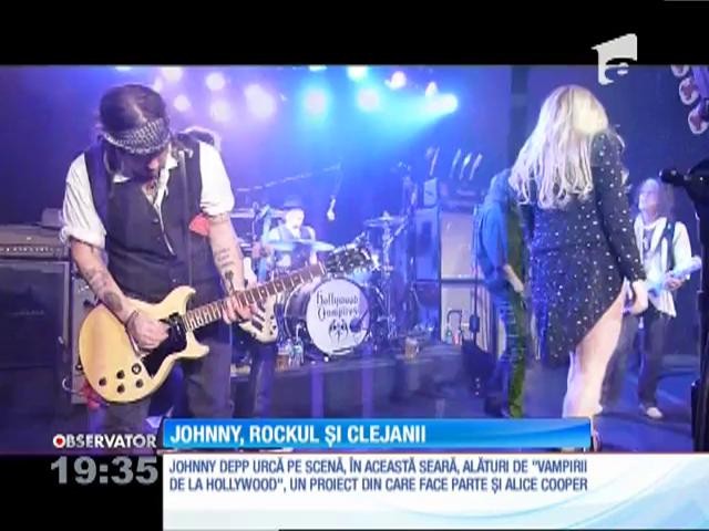 Johnny Depp şi Vampirii de la Hollywood au petrecut cu Taraful de la Clejani