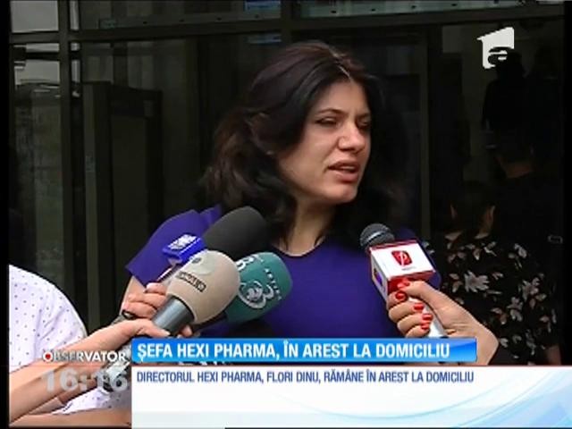 Șefa Hexi Pharma, Flori Dinu, &icirc;n arest la domiciliu