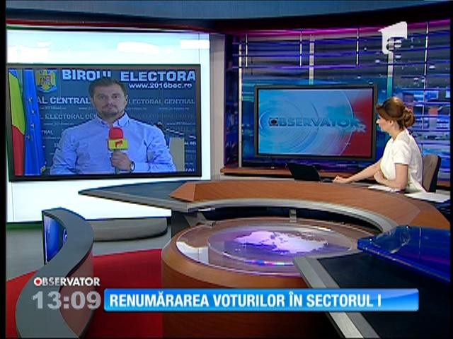 Se cere renumărarea voturilor din Sectorul 1 al Capitalei