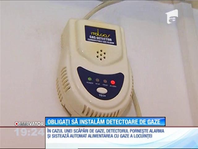 Autorităţile &icirc;i obligă pe proprietarii de apartamente să instaleze detectoare de gaze