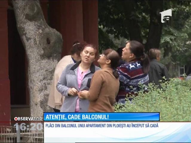 Atenţie, cade balconul! Aşa a sunat apelul făcut de un ploieştean la 112