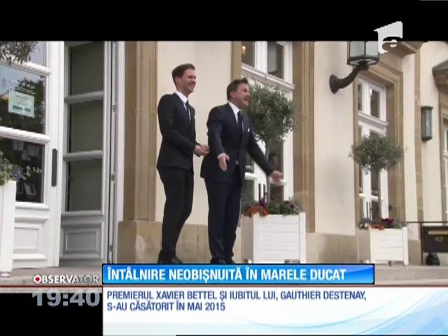 Klaus Iohannis, &icirc;nt&acirc;lnire neobişnuită &icirc;n Luxemburg