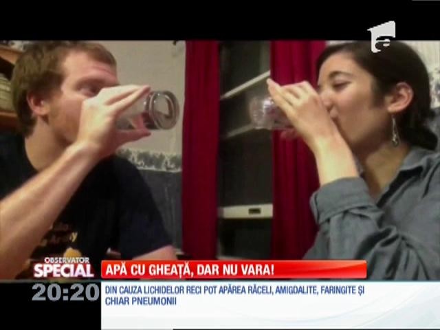 Special! Băuturile foare reci, neindicate pe caniculă