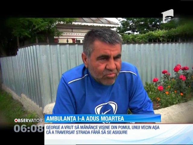 Un băiat de 13 ani a fost spulberat de o ambulanţă, &icirc;ntr-o localitate din judeţul Brăila
