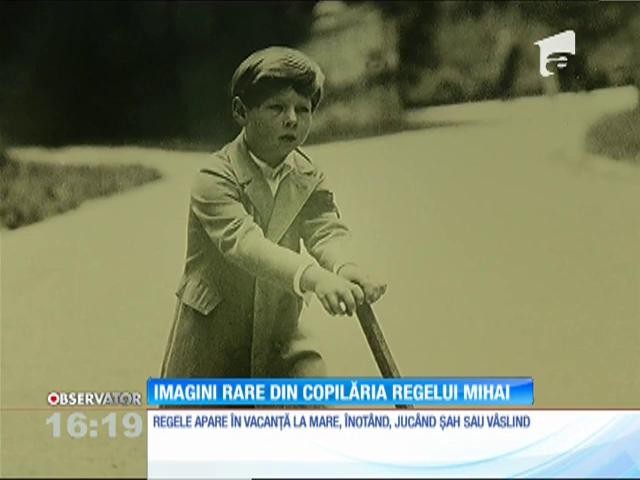 Imagini rare din copilăria Regelui Mihai
