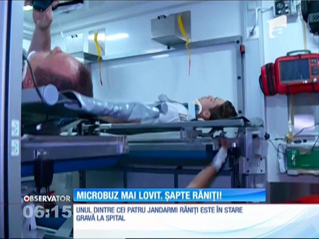 Patru jandarmi din Ardeal, răniți &icirc;ntr-un grav accident rutier la Constanța