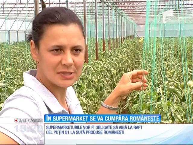 Marile magazine vor fi obligate să aibă pe rafturi cel puţin 51% produse rom&acirc;neşti. Reprezentanţii hipermarketurilor ameninţă
